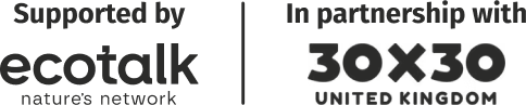 Supported by Ecotalk and in partnership with 30x30